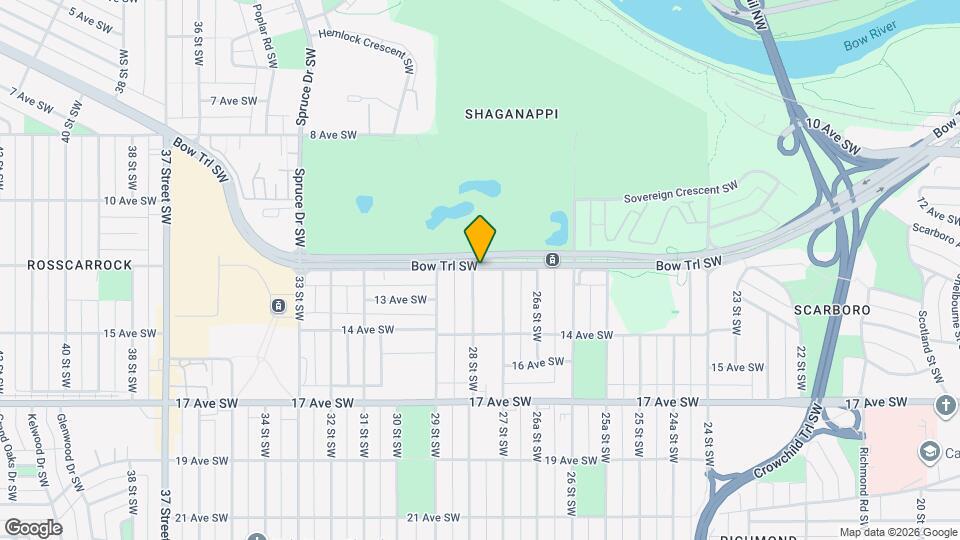 2855-2812 12 Ave SW Map and Location Details