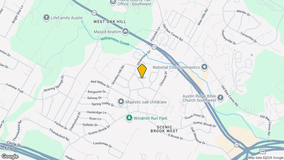 8200 Mescalero Dr Map and Location Details