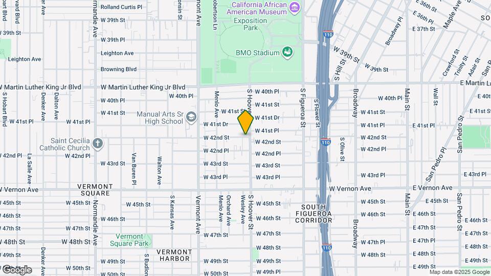 810 W 42nd Pl Map and Location Details