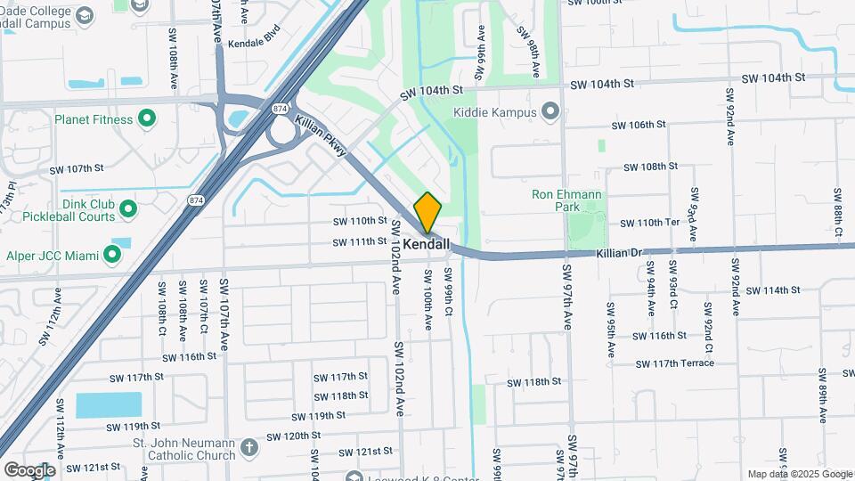 10025 SW 111th St Map and Location Details