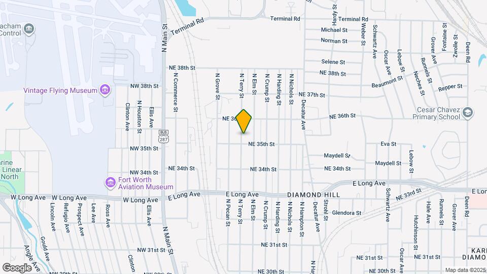 3604 N Terry St Map and Location Details