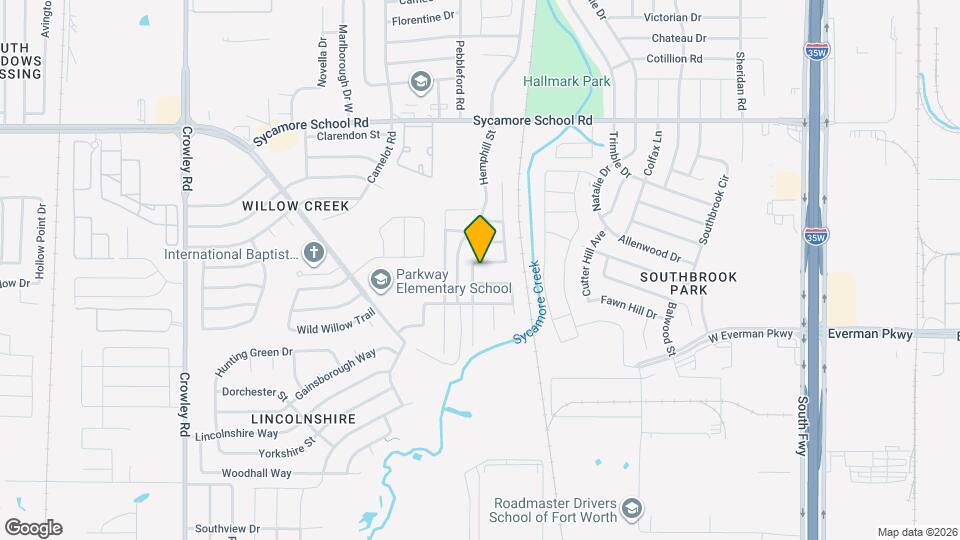 1129 April Springs Dr Map and Location Details