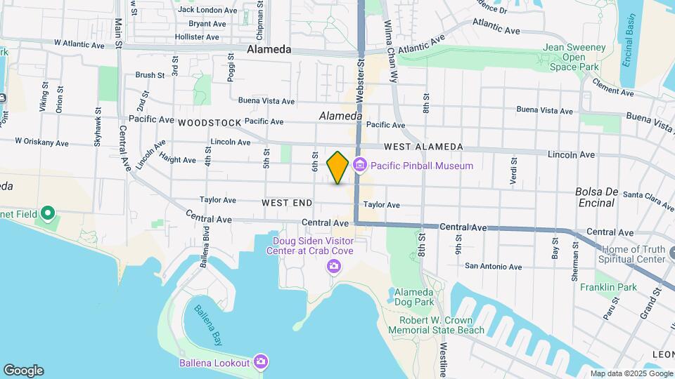 628 Santa Clara Ave Map and Location Details