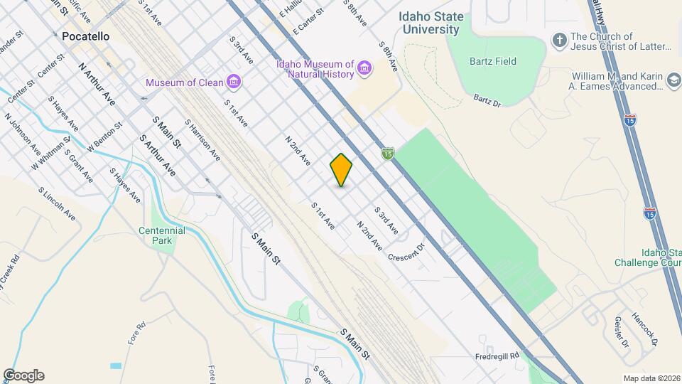 1342 S 2nd Ave Map and Location Details