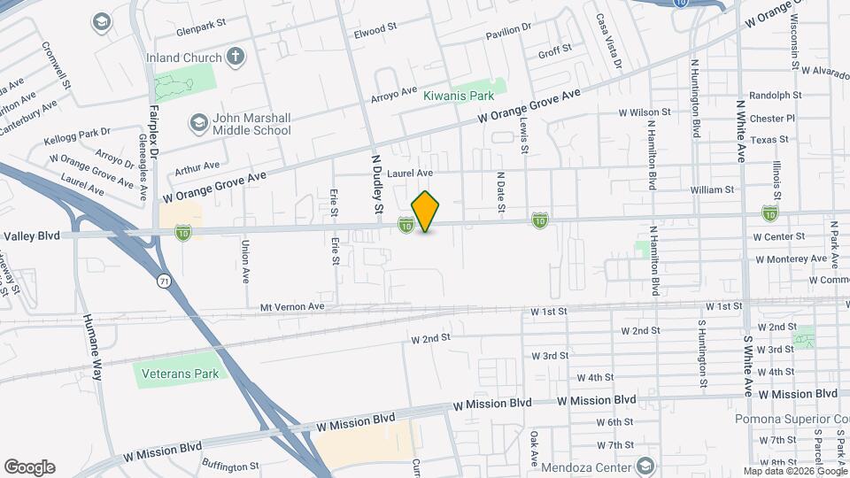 1470 W Holt Ave, Unit Retail Map and Location Details