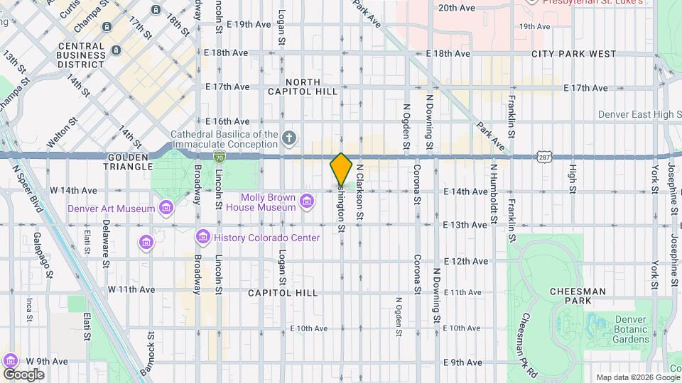 Capitol Hill Apartments Map and Location Details