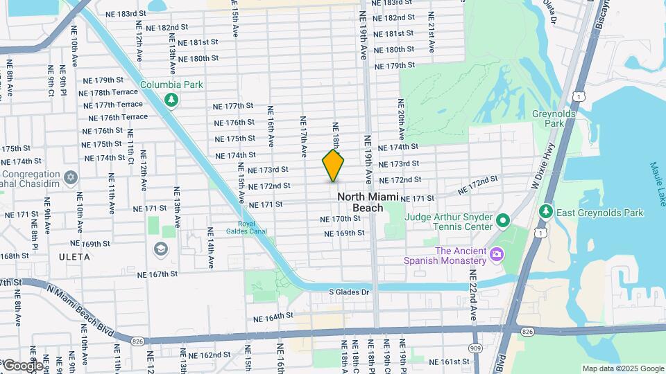 17180 NE 18th Ave Map and Location Details