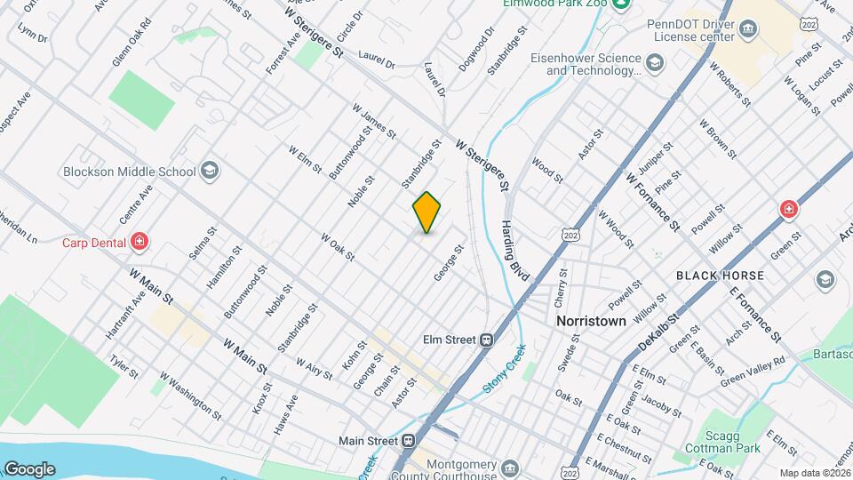 802 Fairbanks Ave Map and Location Details