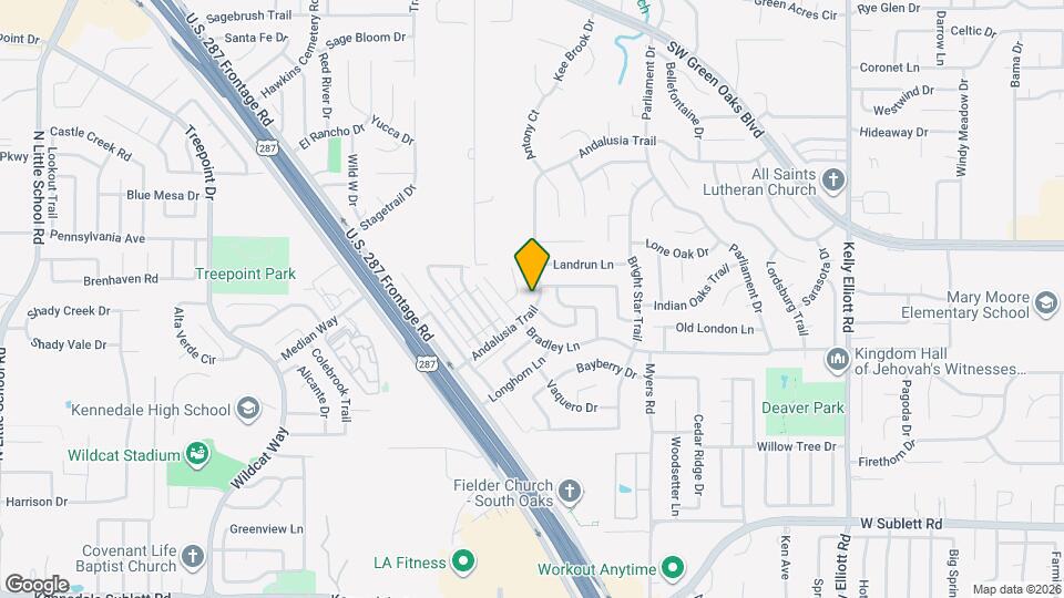 5302 Andalusia Trail Map and Location Details