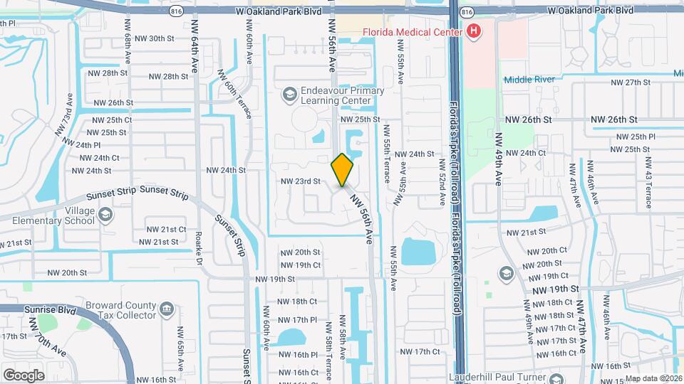 5600 NW 22nd Ct Map and Location Details