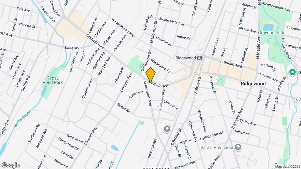 206 Godwin Ave Map and Location Details