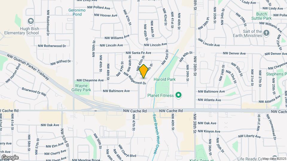 4305 NW Ridgecrest Dr Map and Location Details