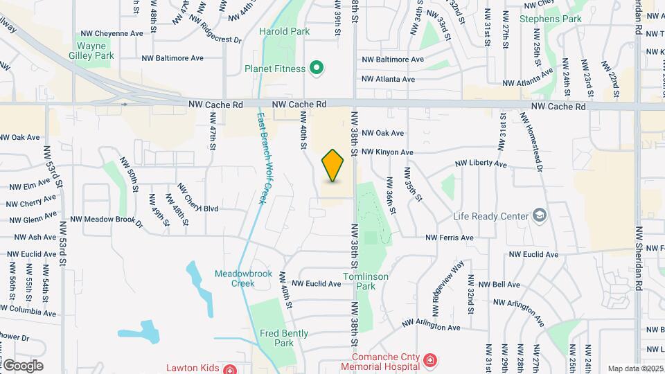 Furnished Studio-Lawton - Fort Sill Map and Location Details