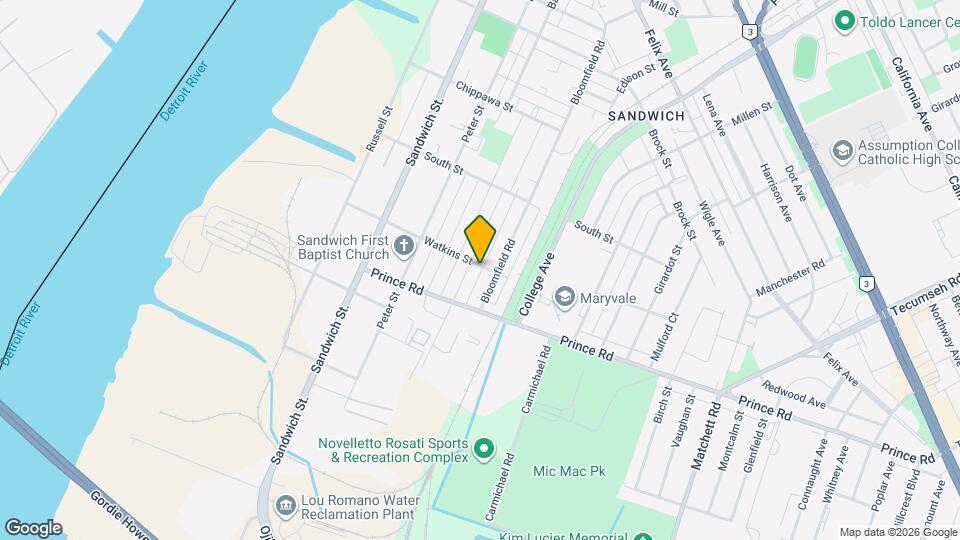 639 Watkins St Mapa y Detalles de la Ubicación