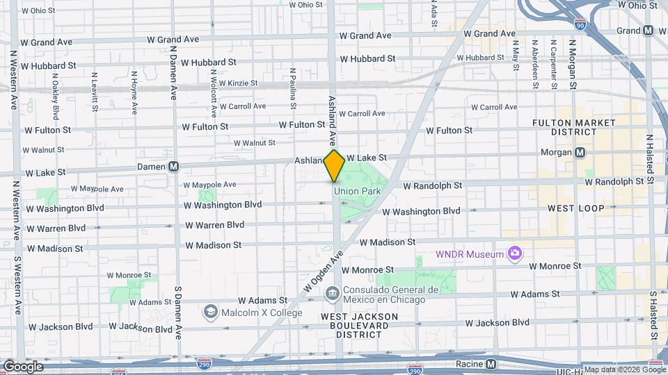 124 N Ashland Blvd Map and Location Details