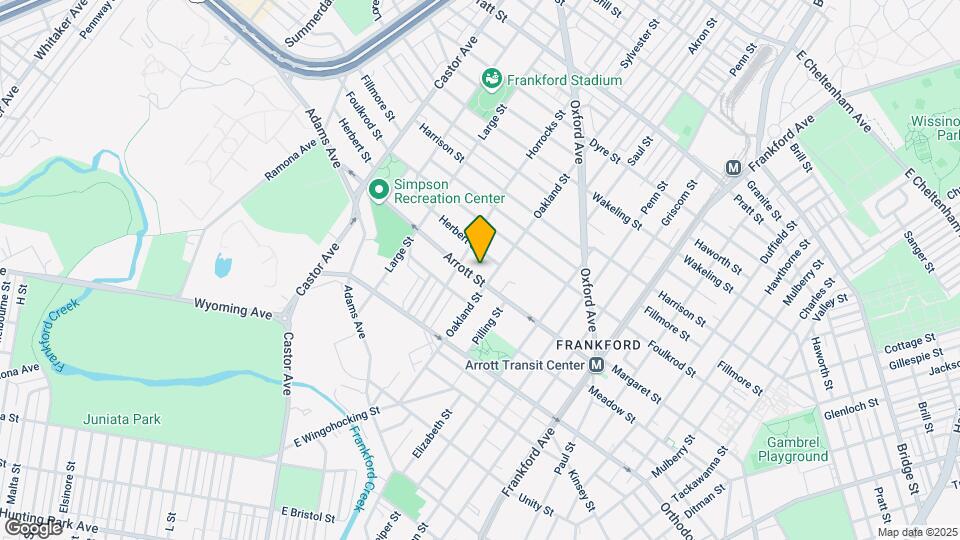 1217 Arrott St, Unit 4 Map and Location Details