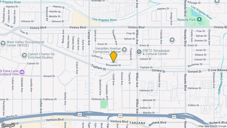 19115 Bessemer St Map and Location Details