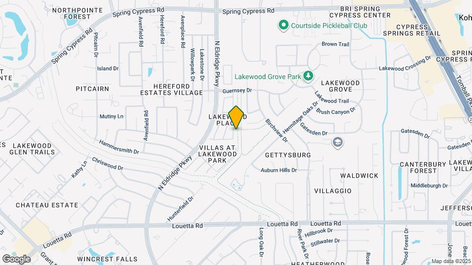 16018 Limestone Lake Dr Map and Location Details