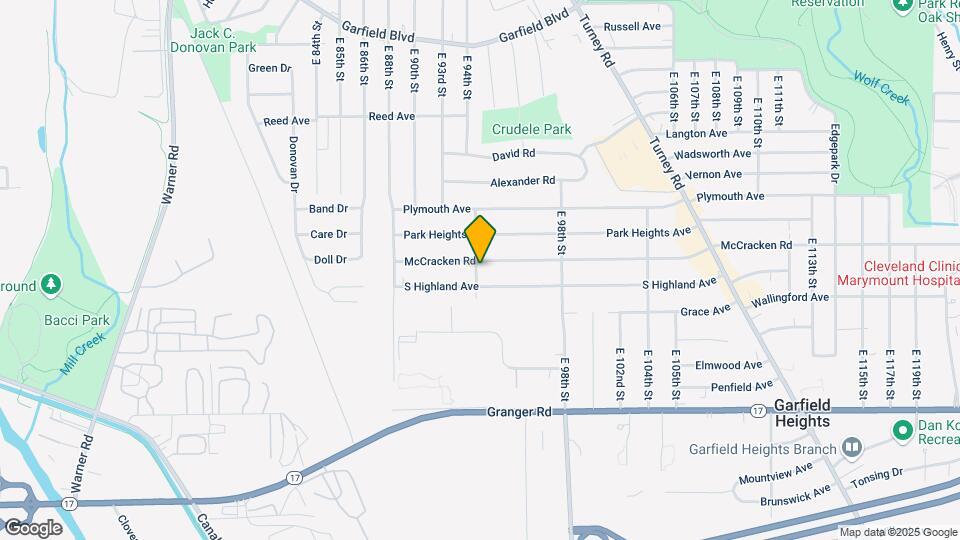 9402 McCracken Rd Map and Location Details