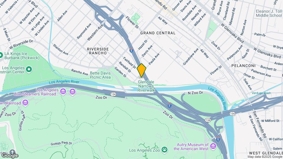 Griffith Park Apartments Map and Location Details