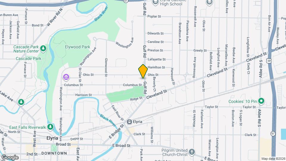 210 Gulf Rd Map and Location Details