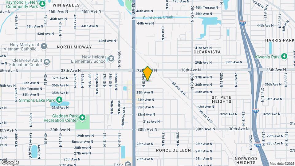 3259 36th Ave N Map and Location Details