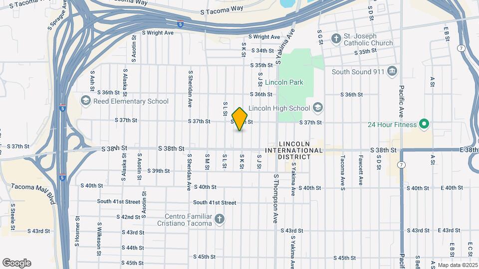 3720 S K St Map and Location Details