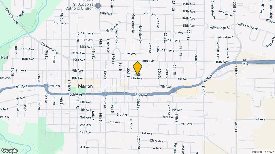 2190 8th Ave Map and Location Details