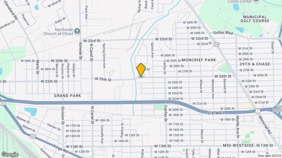 1966 W 26th St Map and Location Details