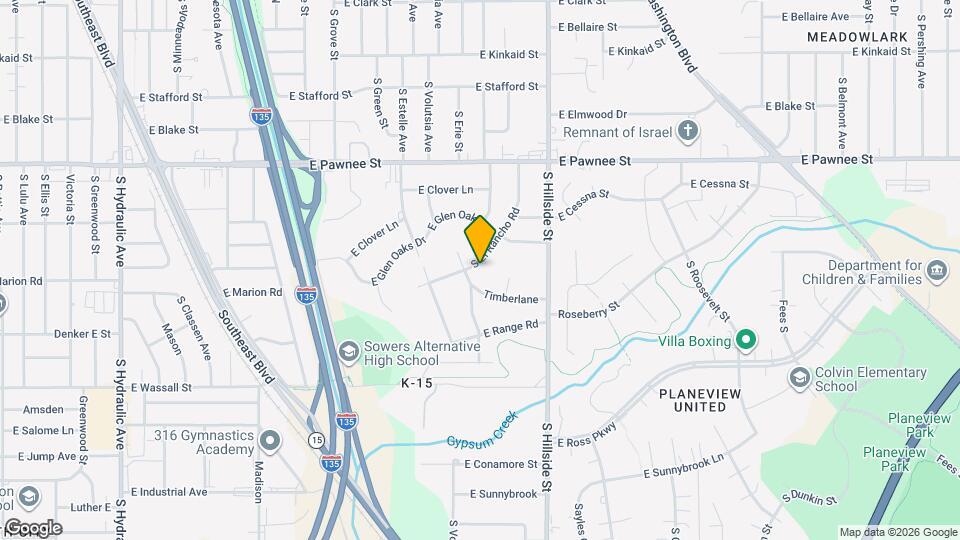 2624 S El Rancho St Map and Location Details