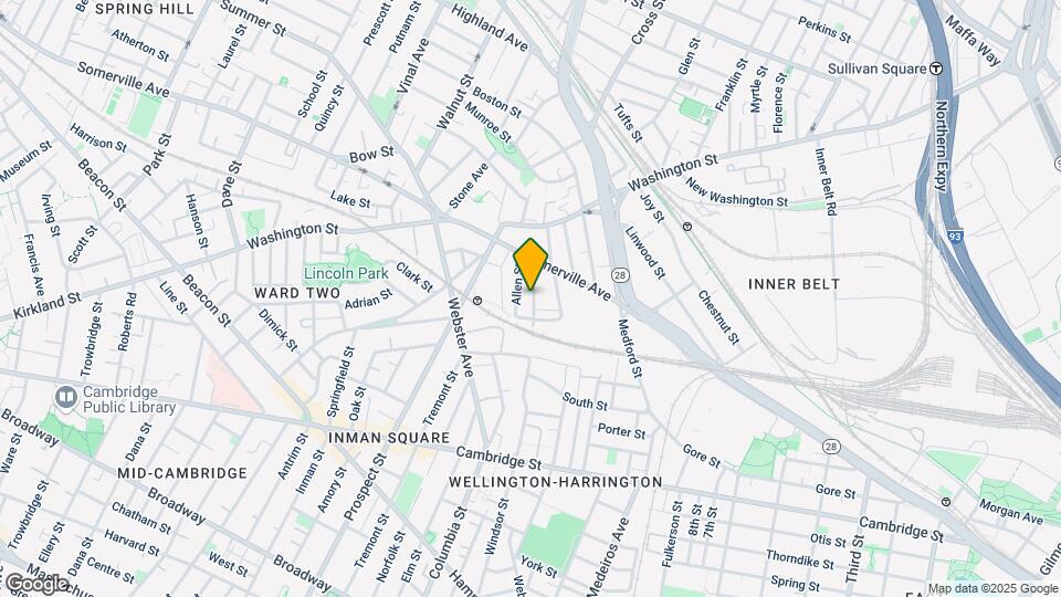 27 Linden St, Unit 3 Mapa y Detalles de la Ubicación