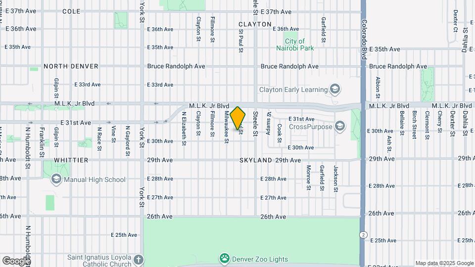 3025 St Paul St Mapa y Detalles de la Ubicación