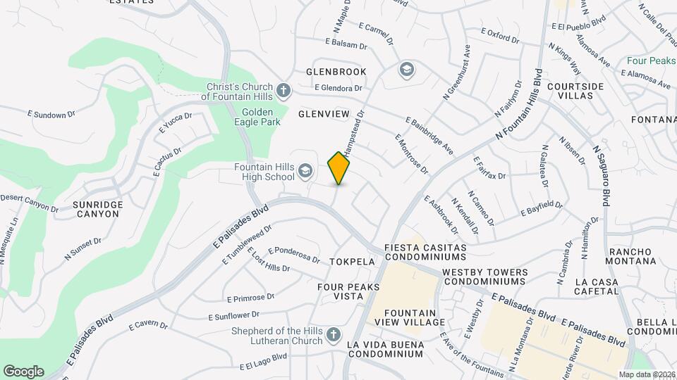 14027 N Hampstead Dr Map and Location Details