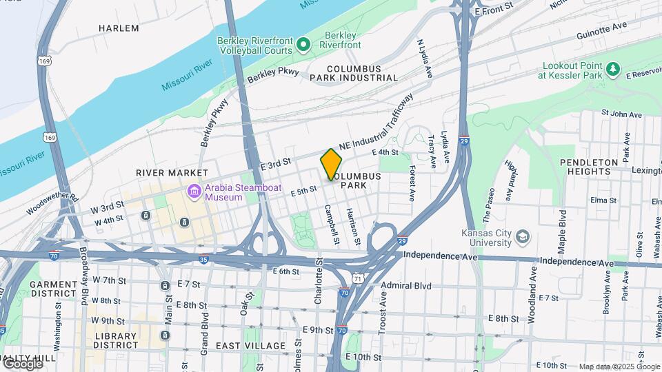 911 E 5th St, Unit 1E Map and Location Details