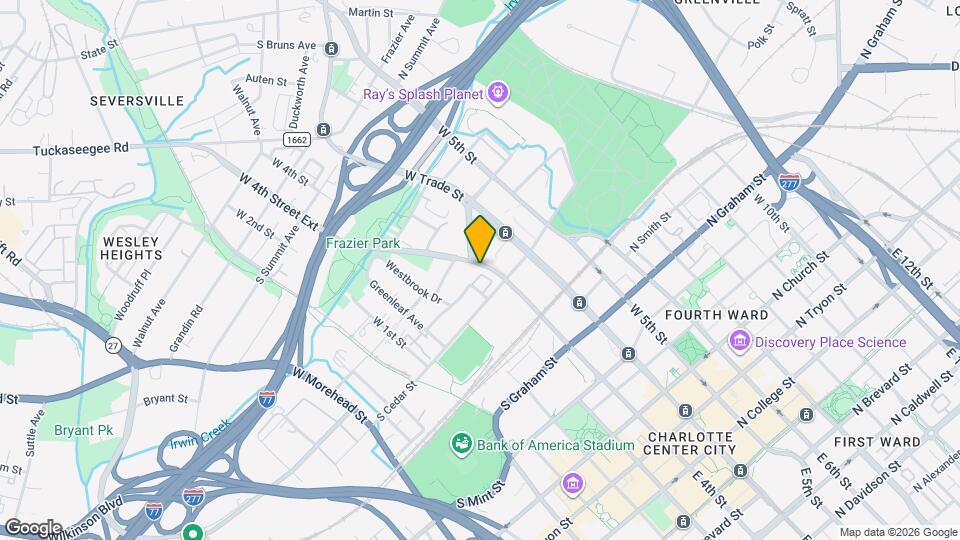 841 W 4th St Map and Location Details