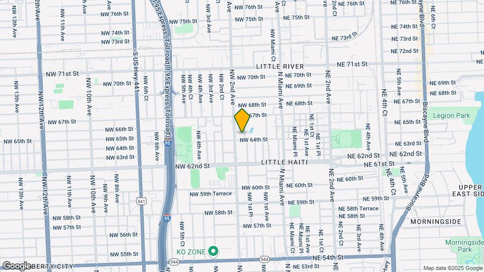 6410 NW 1st Pl Map and Location Details