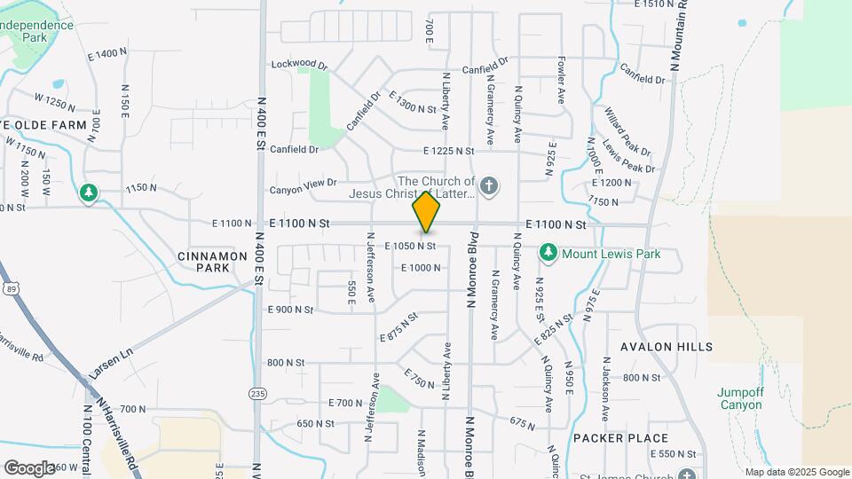 1056 N Madison Ave Mapa y Detalles de la Ubicación