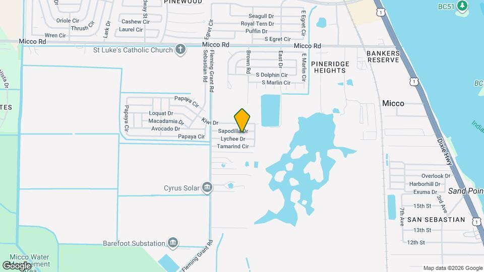 830 Lychee Dr Map and Location Details