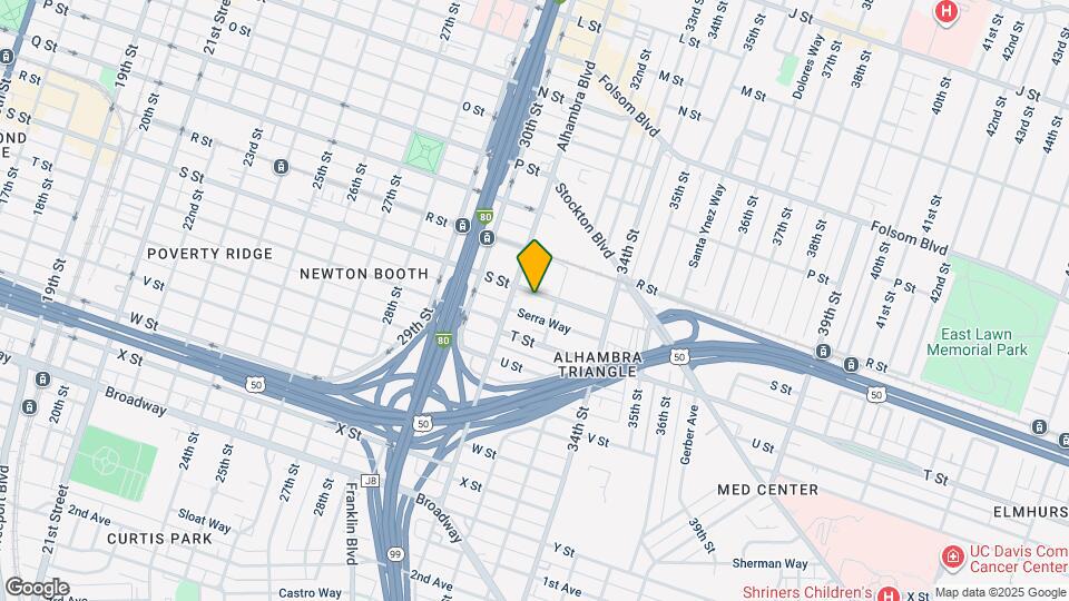 3140 S St Map and Location Details