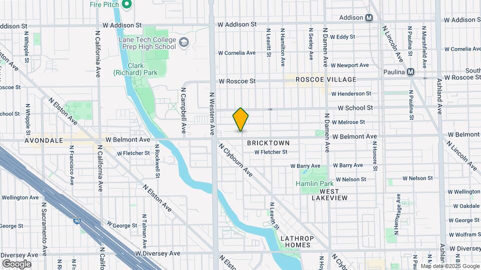 3204 N Oakley Ave, Unit 01 Map and Location Details