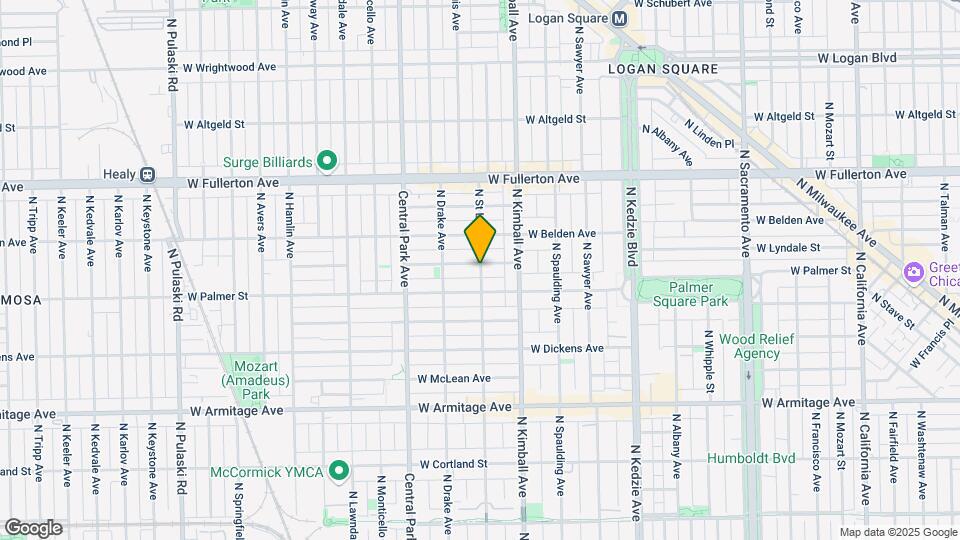 2218 N St Louis Ave Map and Location Details
