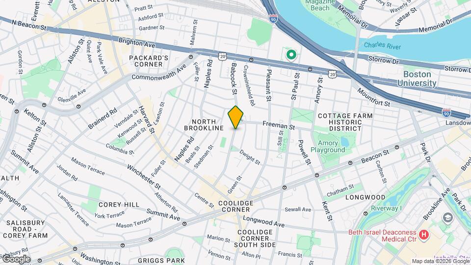 113 Babcock St Map and Location Details