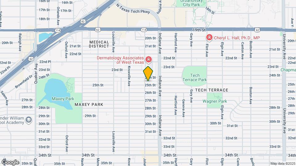 3418 25th St Map and Location Details