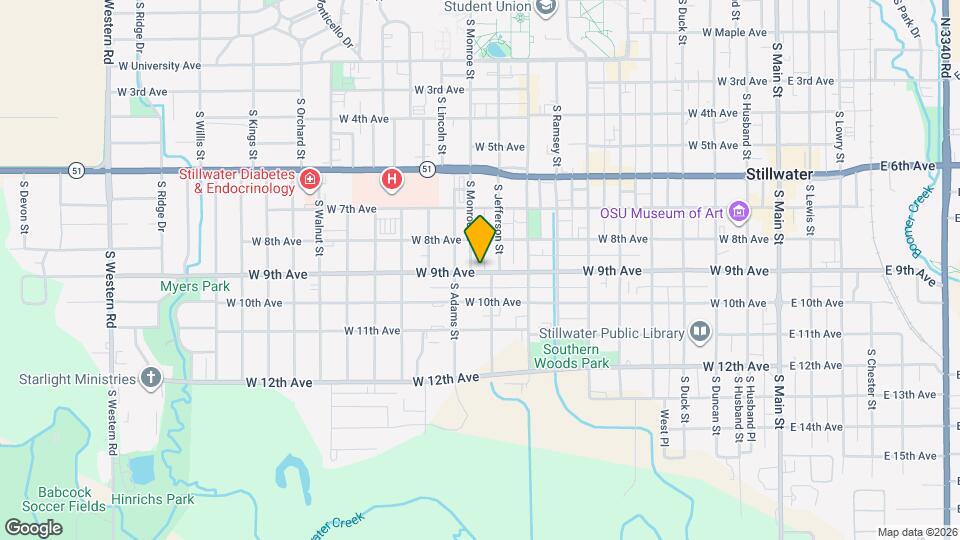 817 S Monroe St Map and Location Details