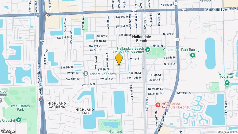402 SW 8th St Map and Location Details