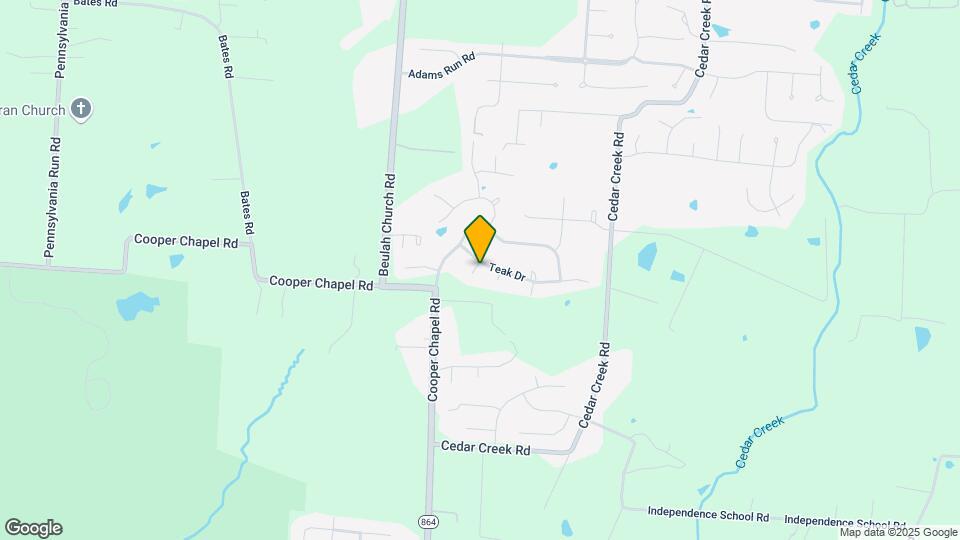 10201 Red Clover Ct Map and Location Details