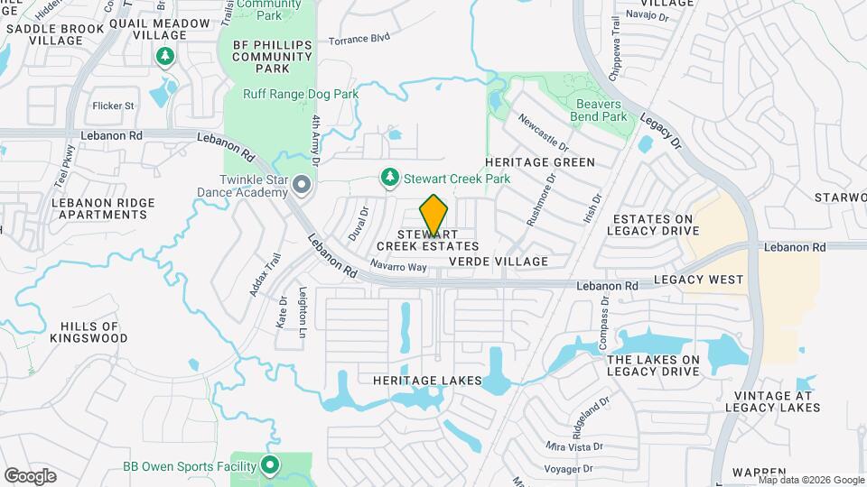 3934 Guadalupe Ln Map and Location Details