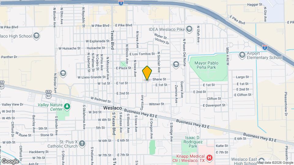 9 N Cantu St Map and Location Details