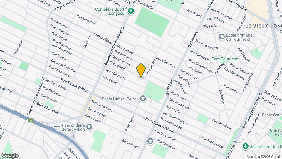 2154 Dollard Rue Map and Location Details