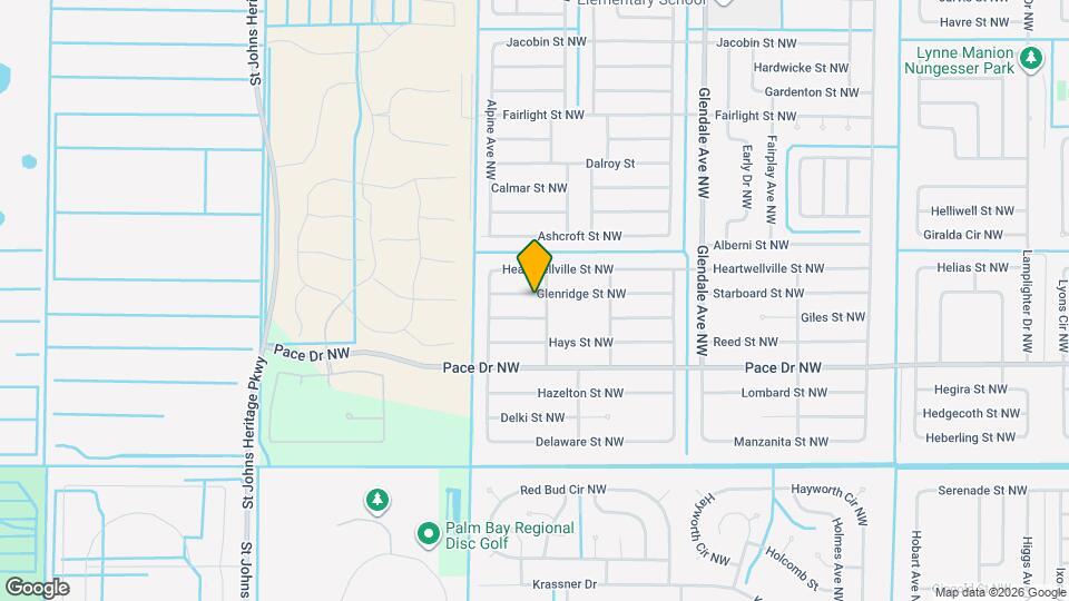 1812 Glenridge St NW Map and Location Details